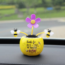Load image into Gallery viewer, Cute Car Accessorie Auto Swing Solar Sunflower Pendant Auto Car Decoration Ornaments Birthday Gift Car Home Decoraction
