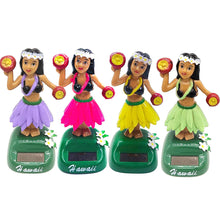Load image into Gallery viewer, Solar Shaking Head Swinging Hawaii Girls Car Decoration Dancing Doll Car Accessories Solar Power Toy Car Ornament Car-styling
