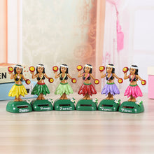 Load image into Gallery viewer, Solar Shaking Head Swinging Hawaii Girls Car Decoration Dancing Doll Car Accessories Solar Power Toy Car Ornament Car-styling
