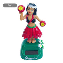 Load image into Gallery viewer, Solar Shaking Head Swinging Hawaii Girls Car Decoration Dancing Doll Car Accessories Solar Power Toy Car Ornament Car-styling
