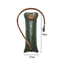 Load image into Gallery viewer, TPU Folding Water Bag with Drinking Tube 3L Hydration Backpack Water Bag Pouch Rucksack for Outdoor Running Hiking Climbing
