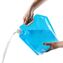 Load image into Gallery viewer, 5/10L Folding Portable Water Bag Sports Storage Container Jug Bottle Outdoor Travel Camping Folding Water Bag with Handle

