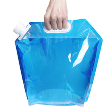 Load image into Gallery viewer, 5/10L Folding Portable Water Bag Sports Storage Container Jug Bottle Outdoor Travel Camping Folding Water Bag with Handle
