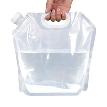 Load image into Gallery viewer, 5/10L Folding Portable Water Bag Sports Storage Container Jug Bottle Outdoor Travel Camping Folding Water Bag with Handle
