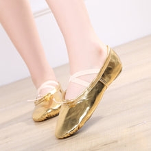 Load image into Gallery viewer, Little Princess Shining Girls Ballet Shoes Soft Sole Ballet Dance Slippers Girls Ladies Ballerina Ballet Shoes Women Gymnastics Dance Shoes

