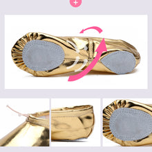 Load image into Gallery viewer, Little Princess Shining Girls Ballet Shoes Soft Sole Ballet Dance Slippers Girls Ladies Ballerina Ballet Shoes Women Gymnastics Dance Shoes
