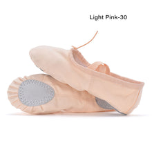 Load image into Gallery viewer, 1Pair Girls Ballet Shoes Canvas Soft Sole Ballerina Ballet Dance Slippers Children Practise Ballerina Shoes Woman Dance Shoes
