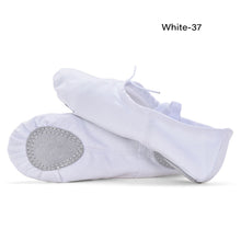 Load image into Gallery viewer, 1Pair Girls Ballet Shoes Canvas Soft Sole Ballerina Ballet Dance Slippers Children Practise Ballerina Shoes Woman Dance Shoes

