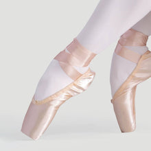 Load image into Gallery viewer, Satin Girls Ballerina Ballet Pointe Shoes Child Adult Ballet Shoes with RibbonsPractise Ballerina Shoes Women Dance Shoes
