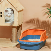 Load image into Gallery viewer, Cat Litter Box Heighten Semi-open Toilets for Pet Clean Sandbox with Free Shovel Cat Breathable Cat's House Cat Suppliers
