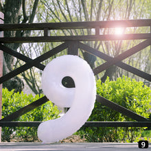 Load image into Gallery viewer, 40Inch Ins Giant White Number Foil Balloons Happy Birthday Wedding Party Mold Digital Balloon Anniversary Kids Baby Party Decoration
