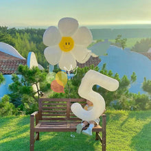 Load image into Gallery viewer, 32Inch Ins Giant White Number Foil Balloons Happy Birthday Wedding Party Mold Digital Balloon Anniversary Kids Baby Party Decoration
