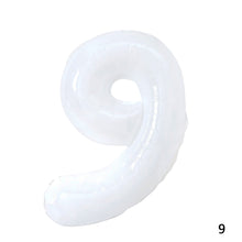 Load image into Gallery viewer, 32Inch Ins Giant White Number Foil Balloons Happy Birthday Wedding Party Mold Digital Balloon Anniversary Kids Baby Party Decoration

