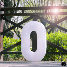 Load image into Gallery viewer, 32Inch Ins Giant White Number Foil Balloons Happy Birthday Wedding Party Mold Digital Balloon Anniversary Kids Baby Party Decoration
