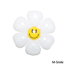 Load image into Gallery viewer, 1Pc White Daisy Flower Foil Balloon Plumeria Helium Ball Wedding Kids Birthday Party Decoration Baby Shower INS Photo Props
