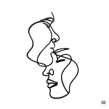 Load image into Gallery viewer, Acrylic Abstract Minimalist Art Lady Face Cake Topper Girl Happy Birthday Cake Decoration Wedding Cake Toppers Party Supplies
