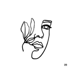 Load image into Gallery viewer, Acrylic Abstract Minimalist Art Lady Face Cake Topper Girl Happy Birthday Cake Decoration Wedding Cake Toppers Party Supplies

