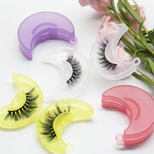 Load image into Gallery viewer, False Eyelashes Container Empty Storage Box Lashes Package Glitter Cases Eyelash Magnetic Eyelashes Case Organizer
