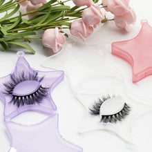 Load image into Gallery viewer, False Eyelashes Container Empty Storage Box Lashes Package Glitter Cases Eyelash Magnetic Eyelashes Case Organizer
