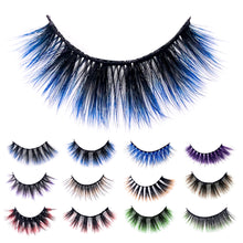 Load image into Gallery viewer, 1 Pair False Eyelashes Handmade Messy Cross Thick Natural Fake EyeLashes Professional Makeup Tips Long Eye Lashes
