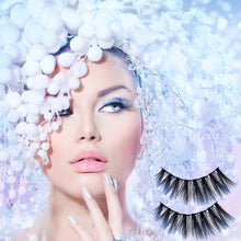 Load image into Gallery viewer, 1 Pair False Eyelashes Handmade Messy Cross Thick Natural Fake EyeLashes Professional Makeup Tips Long Eye Lashes
