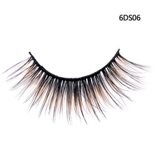 Load image into Gallery viewer, 1 Pair False Eyelashes Handmade Messy Cross Thick Natural Fake EyeLashes Professional Makeup Tips Long Eye Lashes
