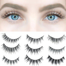 Load image into Gallery viewer, 3 Pairs 5D Soft False Eyelashes Handmade Wispy Fluffy Long Lashes Professional Natural Lashes Nature Eye Makeup Tools
