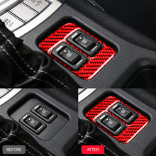 Load image into Gallery viewer, Car Modification Carbon Fiber Seat Heating Button Car Stickers Trim Cover For Subaru BRZ Toyota 86 2013-2019
