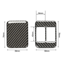 Load image into Gallery viewer, Car Modification Carbon Fiber Seat Heating Button Car Stickers Trim Cover For Subaru BRZ Toyota 86 2013-2019
