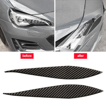 Load image into Gallery viewer, Pair Car Headlights Eyebrow Eyelid Trim Cover Sticker Refitting Car Styling For Toyota 86 Subaru BRZ 2016-2020
