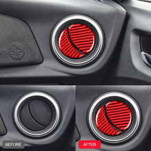Load image into Gallery viewer, 2Pcs Carbon Fiber Interior Trim Sticker For Subaru BRZ Toyota 86 Air Outlet Dashboard Vent Cover Interior Mouldings Accessories
