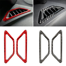 Load image into Gallery viewer, 2Pcs Carbon Fiber Interior Trim Sticker For Subaru BRZ Toyota 86 Air Outlet Dashboard Vent Cover Interior Mouldings Accessories
