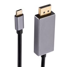 Load image into Gallery viewer, USB C DP1.4 cable 1.8m type-c to displayport 1.4 8K 30hz 4K 144HZ PVC Aluminum alloy cable for MacPro Display XDR
