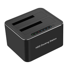 Load image into Gallery viewer, Sata Dual Disk Cloner 2.5/3.5 Inch Universal Hard Disk Base Usb3.0 Offline Copy Mobile Hard Disk Box
