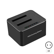 Load image into Gallery viewer, Sata Dual Disk Cloner 2.5/3.5 Inch Universal Hard Disk Base Usb3.0 Offline Copy Mobile Hard Disk Box
