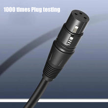 Load image into Gallery viewer, 50cm XLR Female to Dual XLR Male Y Splitter Cable Foil and Braided Shielded For Microphone Mixer Amplifier
