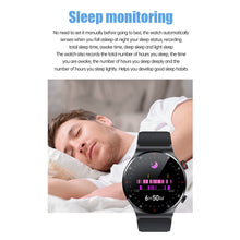 Load image into Gallery viewer, QW33 Magnetic charging smart watches,1.28" Large HD display with multiple sports heatlth monitoring support NFC access control

