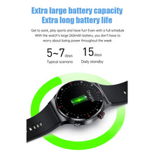 Load image into Gallery viewer, QW33 Magnetic charging smart watches,1.28" Large HD display with multiple sports heatlth monitoring support NFC access control
