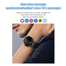 Load image into Gallery viewer, QW33 Magnetic charging smart watches,1.28" Large HD display with multiple sports heatlth monitoring support NFC access control
