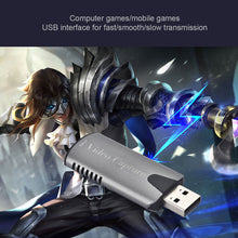 Load image into Gallery viewer, Video Capture Card Hdmi Hd 4K for PS4 Switch Game Live Usb2.0 Capture Card
