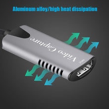 Load image into Gallery viewer, HDMI Capture Card HD Game Live Broadcast HDMI To USB3.0 Cable Capturer 4K Video Capture Card
