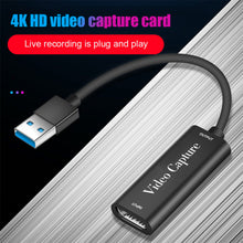 Load image into Gallery viewer, HDMI Capture Card HD Game Live Broadcast HDMI To USB3.0 Cable Capturer 4K Video Capture Card
