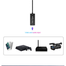 Load image into Gallery viewer, HDMI Capture Card HD Game Live Broadcast HDMI To USB3.0 Cable Capturer 4K Video Capture Card
