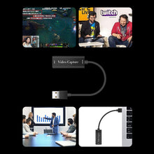 Load image into Gallery viewer, HDMI Capture Card HD Game Live Broadcast HDMI To USB3.0 Cable Capturer 4K Video Capture Card
