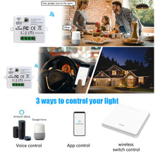 Load image into Gallery viewer, WiFi Light Switch Timer 220V RF Interruptor 433mhz Push Button Switch Tuya Smart Life Control Workwith Alexa for Home Appliance
