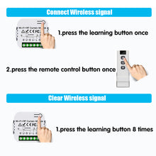 Load image into Gallery viewer, Wifi Rf Curtain Switch Tuya Smart Life Roller Shutter Module 433mhz Transmitter Remote Control Window Blinds Alexa Google Home
