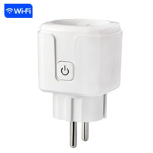 Load image into Gallery viewer, WIFI Smart Switch AC 220V Wireless Socket Plug 16A Tuya Smart Life Home Appliance Outlet Switch for Alexa Google Home
