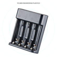 Load image into Gallery viewer, Smart 4-slot USB Charger AA AAA High-capacity 1.2V Ni-MH Rechargeable Battery High Current Full Power To Green Light
