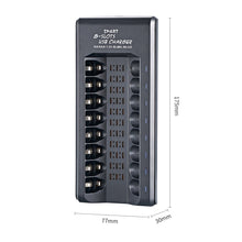 Load image into Gallery viewer, Smart 8-slot USB Charger 1.2V NiMH Rechargeable Battery AA/AAA Charging Box Full Power Off
