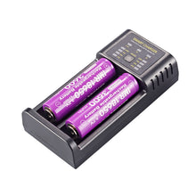 Load image into Gallery viewer, Smart 18650 Battery Charger 2-slot Lithium-ion Battery AA Ni-MH 1.2v Battery High Current 2A Charging
